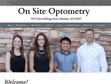 Tablet Screenshot of onsiteoptometry.com